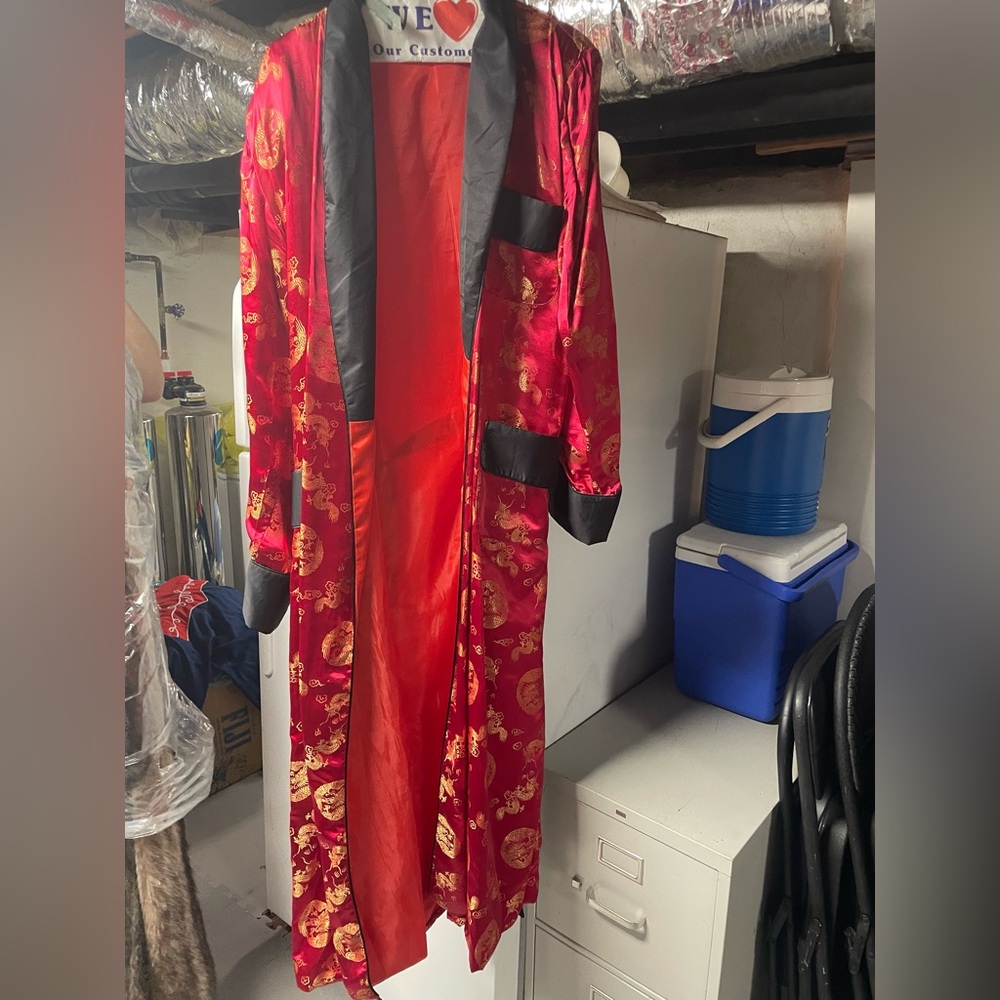 Men’s Silk Chinese robe